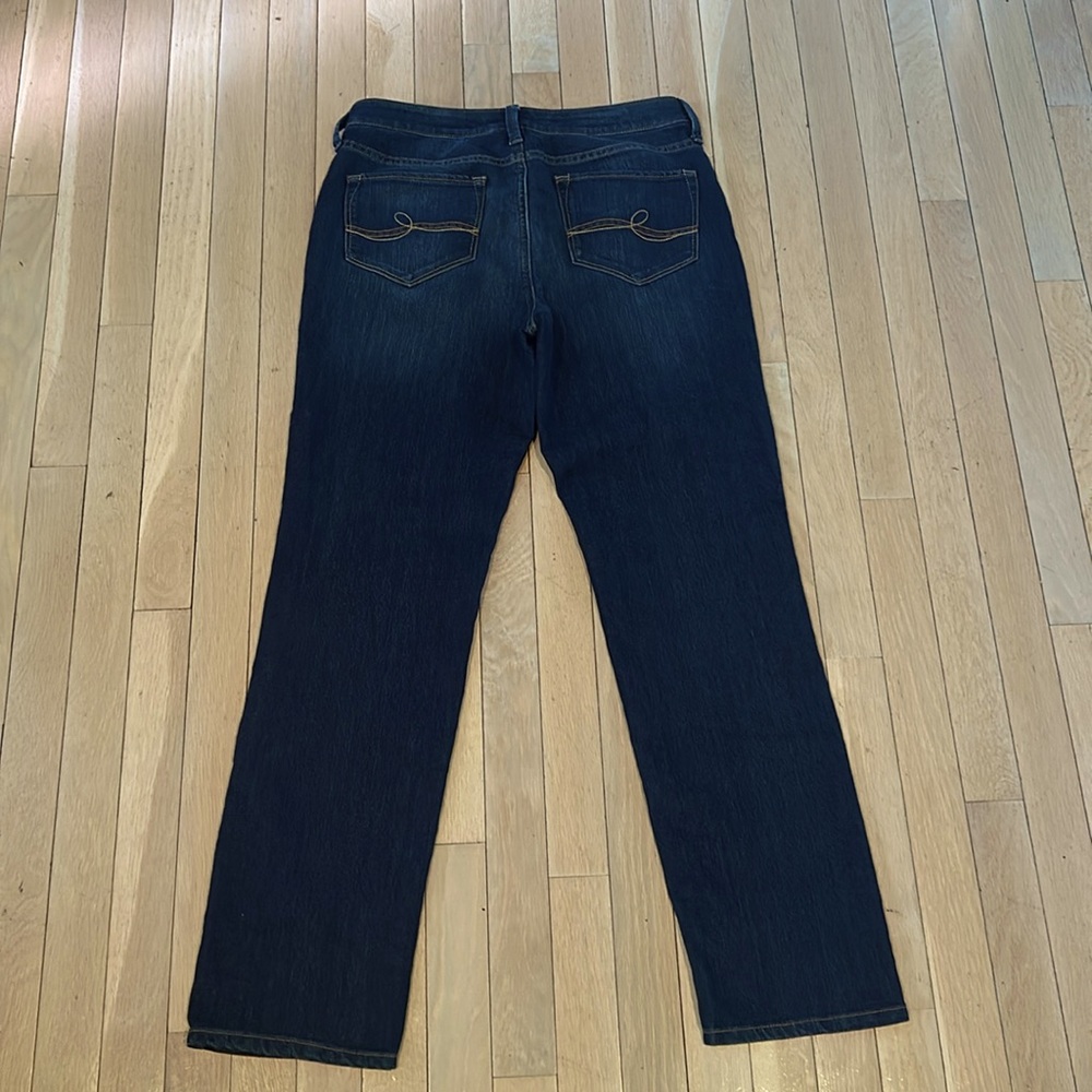 Sonoma ‘Curvy straight’ Mid-rise Women’s dark wash Jeans Size 10 Preowned